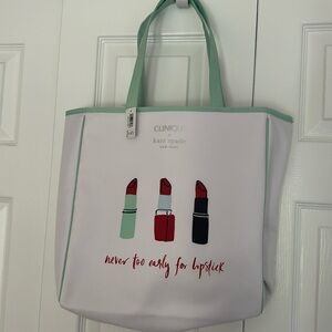 NWT Clinique x Kate Spade tote